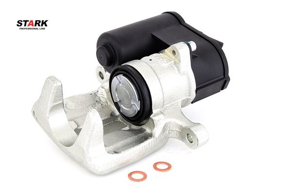 STARK SKBC-0460103: Étrier de frein Essieu arrière gauche, Essieu arrière, avec moteur électrique, sans fixation
