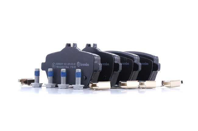 BREMBO P 50 117 Stabdžių kaladėlės BRABUS 40S (W221) 333 AG benzinas kaina
