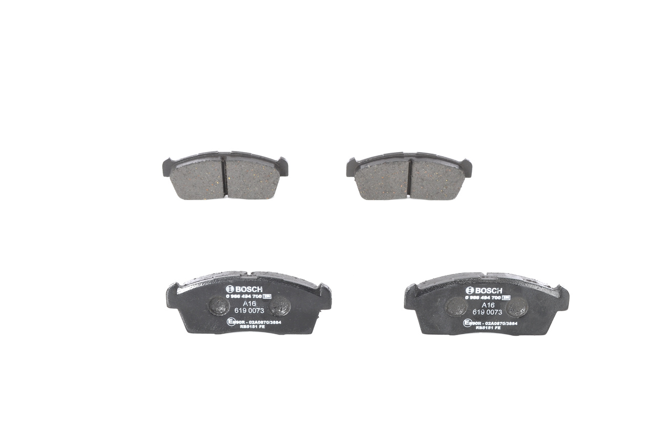 BOSCH 0 986 494 700 Bremseklodser CITROЁN C-Zero Hatchback 64 HK EL hvad koster