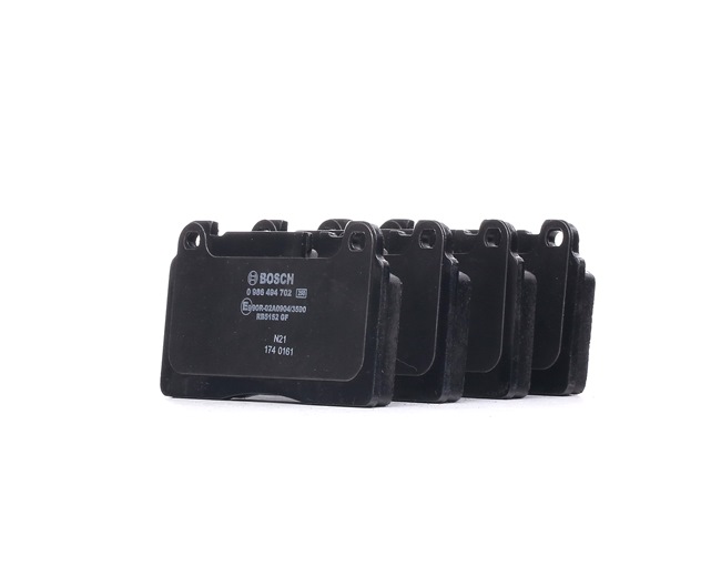 BOSCH 0 986 494 702: Juego de pastillas de freno Chapa antichirridos