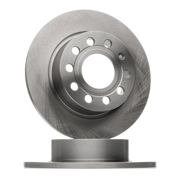 RIDEX 82B0018: Disque de frein Essieu arrière, Ø: 253mm, plein, Fonte, Ø: 253mm, nu/non protégé/non plastifié, sans vis/boulons