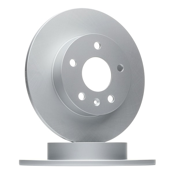 RIDEX 82B0002: Disco de freno Eje trasero, Ø: 264mm, macizo, Hierro fundido, Ø: 264mm, sin recubrimiento, sin tornillos