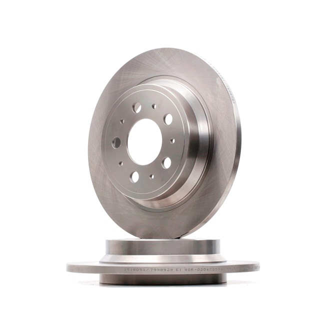 RIDEX 82B0212: Brzdový kotouč Zadní náprava, R: 288mm, plný, Litina, R: 288mm, nepotažený (bez vrstvy), bez šroubu