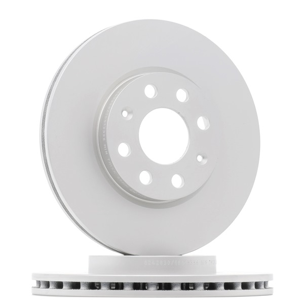 RIDEX 82B0017: Brzdový kotúč predna naprava, Ø: 257,4mm, vetraný, Liatina, Ø: 257,4mm, nepotiahnutý, bez náboja kolesa