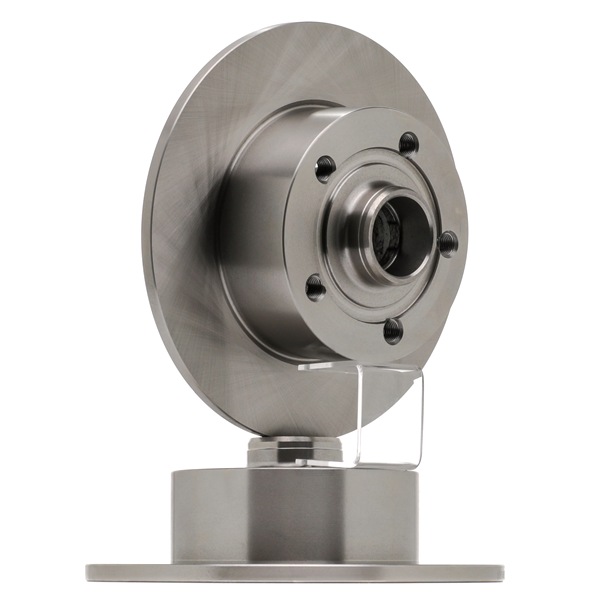 RIDEX 82B0019: Brzdový kotouč Zadní náprava, R: 244,8mm, plný, Litina, R: 244,8mm, nepotažený (bez vrstvy), s nábojem kola