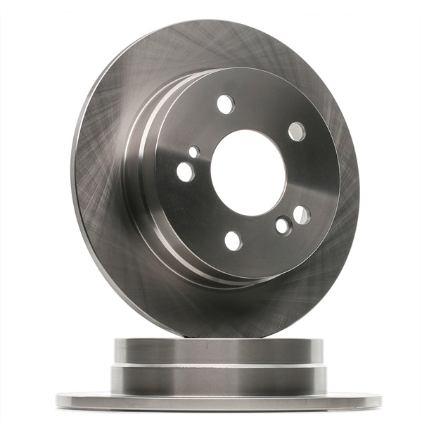 RIDEX 82B0229: Brzdový kotouč Zadní náprava, R: 258mm, plný, Litina, R: 258mm, nepotažený (bez vrstvy), bez šroubu