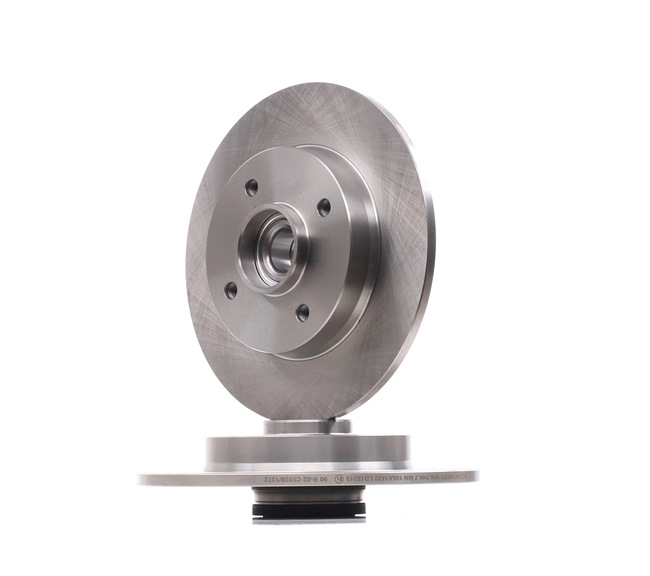 RIDEX 82B0414: Disco de freno Eje trasero, Ø: 248,4mm, macizo, Hierro fundido, Ø: 248,4mm, con tuerca del eje, sin recubrimiento, con cojinete rueda