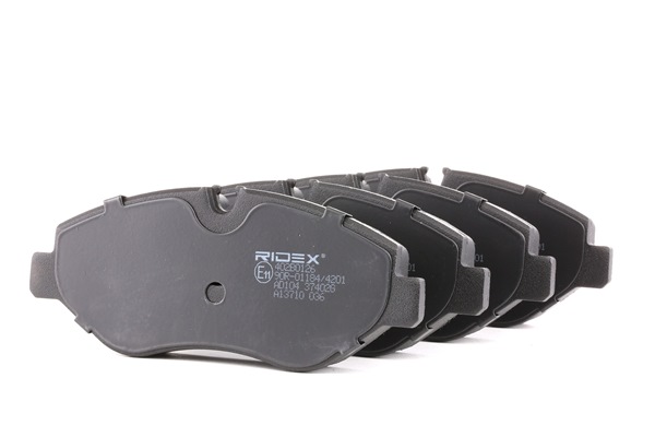 RIDEX 402B0126 Τακάκια φρένων MERCEDES-BENZ SPRINTER 3,5-t Κουτί (906) 129 PS Πετρέλαιο κόστος