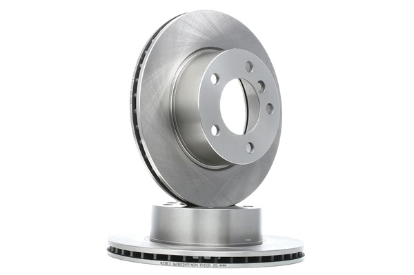 RIDEX 82B0349: Disco de freno Eje delantero, Ø: 283,9mm, ventilado, Hierro fundido, Ø: 283,9mm, sin recubrimiento, sin tornillos