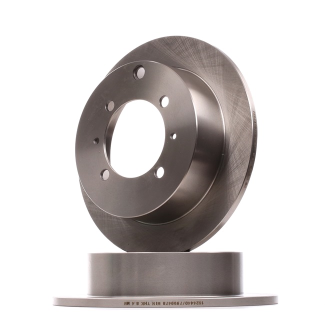 RIDEX 82B0089: Disco de freno Eje trasero, Ø: 261.9mm, macizo, Hierro fundido, Ø: 261.9mm, sin recubrimiento, sin tornillos