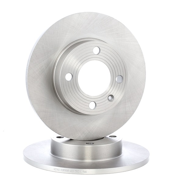 RIDEX 82B0693: Brzdový kotouč přední osa, R: 238,8mm, plný, Litina, R: 238,8mm, nepotažený (bez vrstvy), bez šroubu