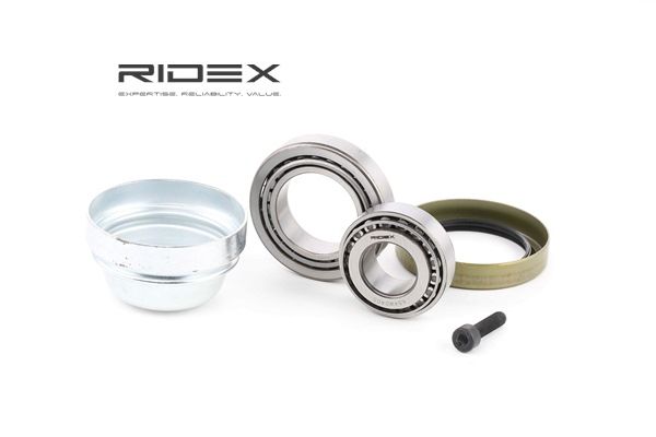 RIDEX 654W0405: Zestaw łożysk koła oś przednia po obydwu stronach