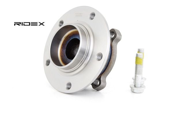 RIDEX 654W0432: Juego de cojinete de rueda eje delantero, ambos lados, con tornillos