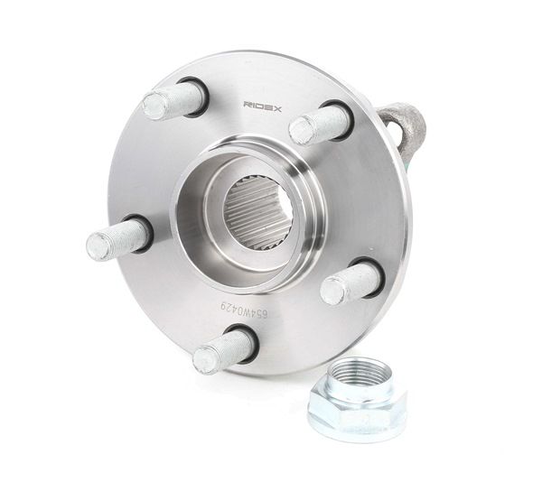RIDEX 654W0429: Radlagersatz Vorderachse beidseitig, mit integriertem ABS-Sensor, mit integriertem magnetischen Sensorring