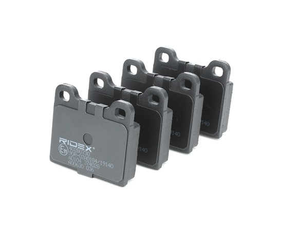 RIDEX 402B0730 Stabdžių kaladėlės VOLVO 240 (P242, P244) 83 AG dyzelinas kaina
