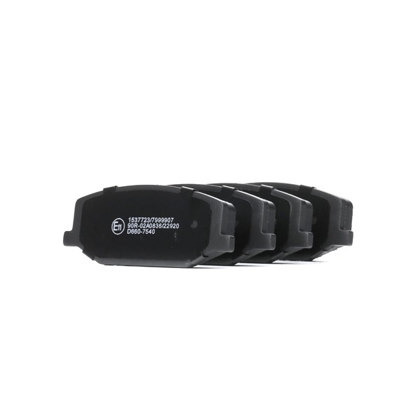 RIDEX 402B0248 Τακάκια φρένων SANTANA Samurai SUV 69 PS Βενζίνη κόστος
