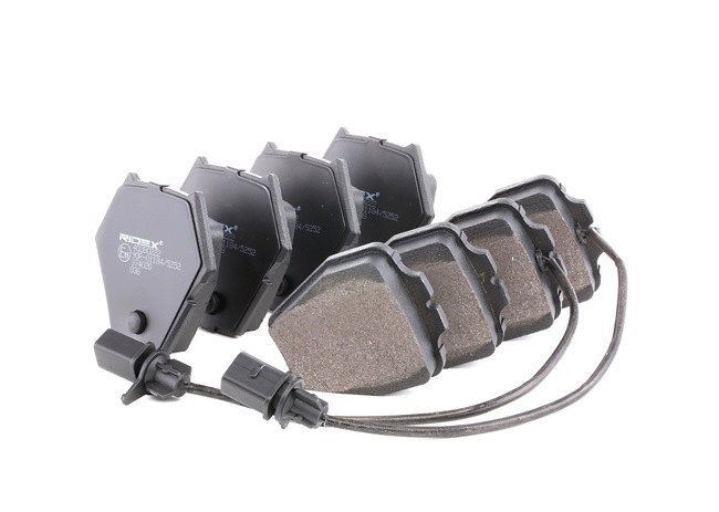 RIDEX 402B0222 Remblokken VOLKSWAGEN Phaeton (3D1, 3D2, 3D3, 3D4, 3D6, 3D7, 3D8, 3D9) 224 Pk Diesel kosten