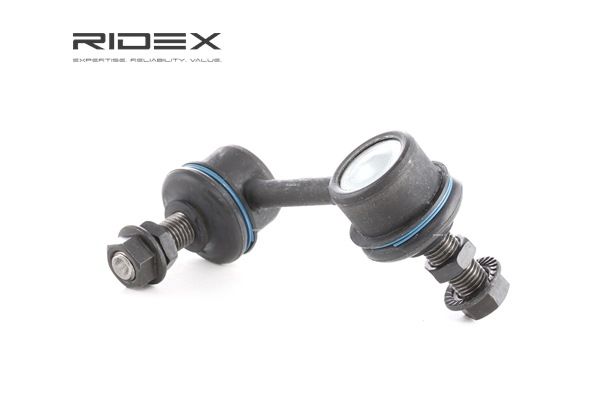 RIDEX 3229S0121: Bieleta de suspensión Eje delantero, izquierda, 71mm, Acero
