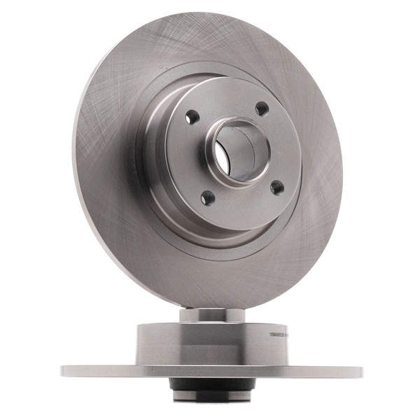 RIDEX 82B0397: Disco de freno Eje trasero, Ø: 270mm, macizo, Hierro fundido, Ø: 270mm, sin recubrimiento, con buje de rueda