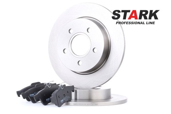 STARK SKBK-1090039: Jarrupalasarja, levyjarru Taka-akseli, Ø: 265mm, täysi