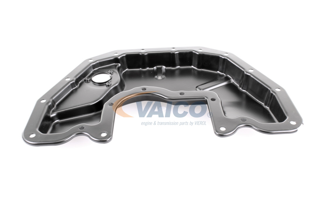 VAICO V20-2125: Ölwanne Ölwanne, mit Ölablassschraube, ohne Dichtung, mit Bohrung für Ölstandsensor, Original VAICO Qualität