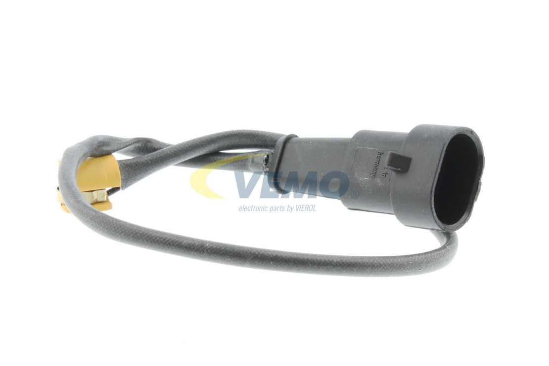 VEMO V27-72-0009: Sensor de desgaste de pastillas de frenos Eje trasero izquierda, Eje trasero, derecha, Q+, calidad de primer equipo "HECHA EN ALEMANIA"