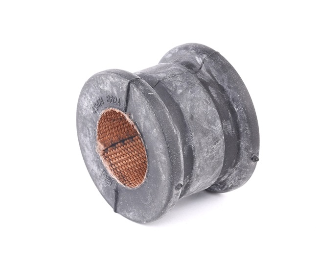 FEBI BILSTEIN 46474: Zawieszenie, stabilizator wewnątrz, Oś przednia, Guma z wkładem tekstylnym, Guma, 27[mm]