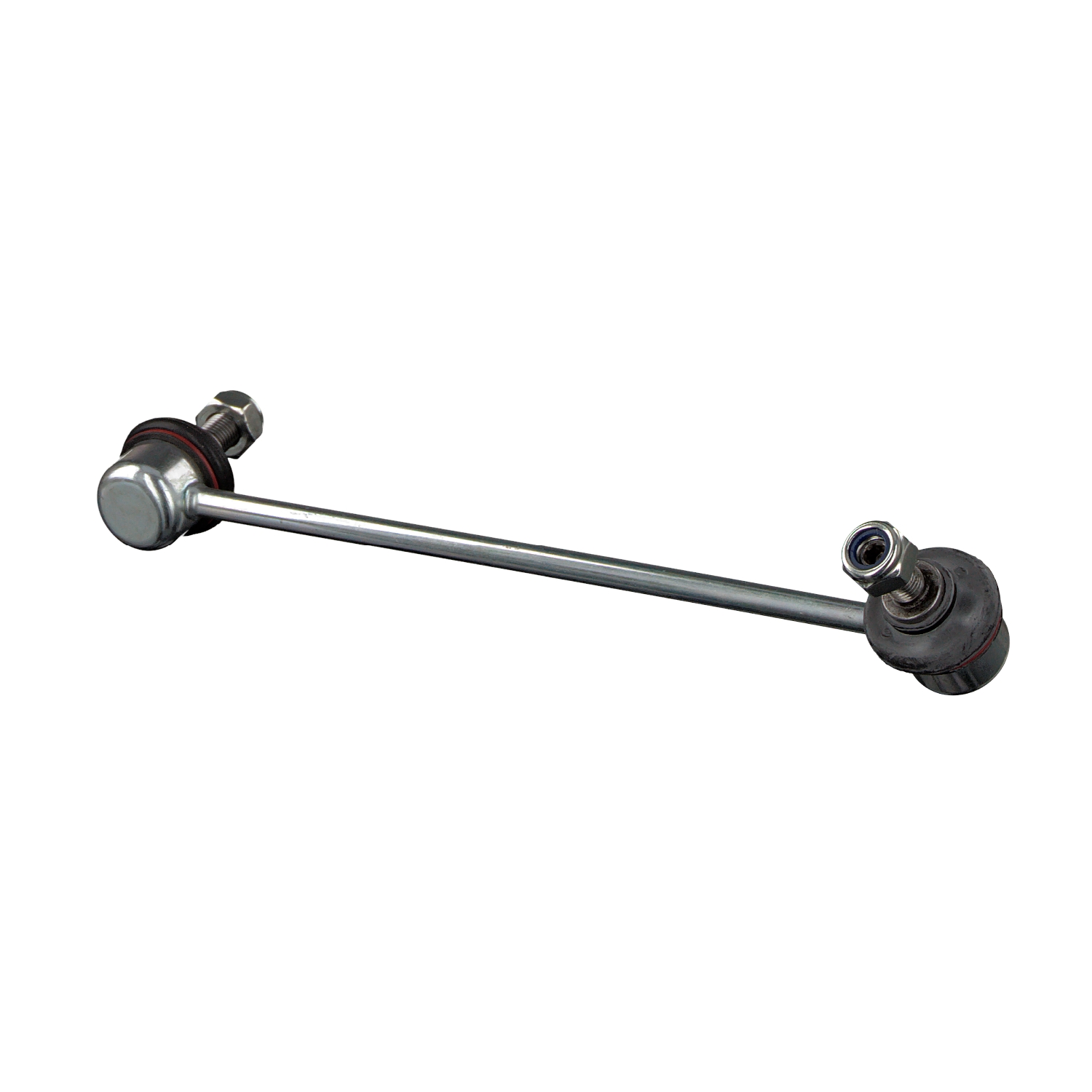 FEBI BILSTEIN 48016: Drążek / wspornik, stabilizator os przednia, z prawej, 267[mm], Stal, z nakrętkami