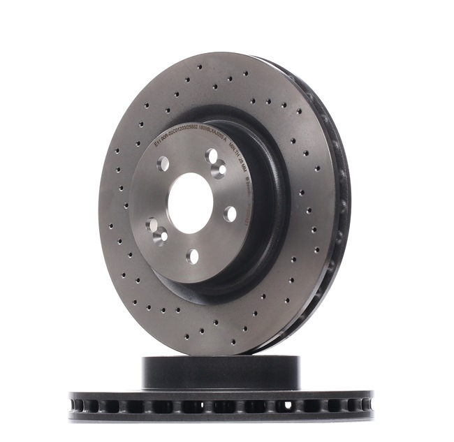 BREMBO 09.8904.21: Disc de frână Ř: 312mm, perforat/ventilat interior, Ř: 312mm, acoperit (cu un strat protector), cu suruburi COATED DISC LINE