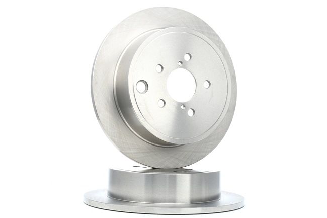 RIDEX 82B0310: Disco de freno Eje trasero, Ø: 286mm, macizo, Hierro fundido, Ø: 286mm, sin recubrimiento, sin tornillos