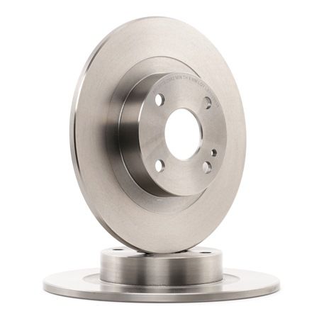 RIDEX 82B0084: Bremseskive bakaksel, Ø: 260,5mm, fullt ut, Støpejern, Ø: 260,5mm, uten belegg, uten skruer