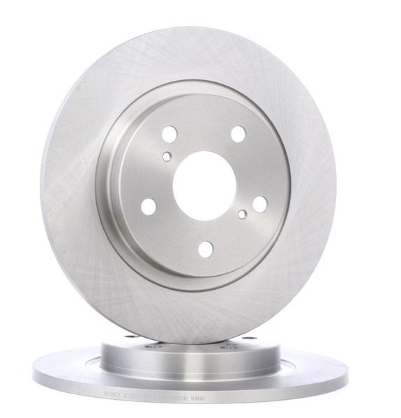 RIDEX 82B0726: Disco de freno Eje trasero, Ø: 290mm, macizo, Hierro fundido, Ø: 290mm, sin recubrimiento, sin tornillos