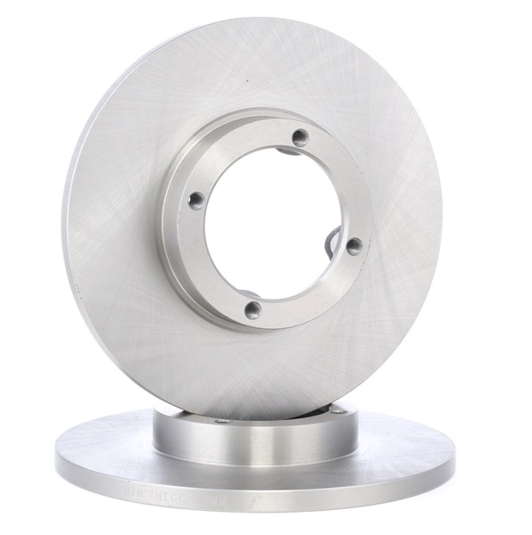 RIDEX 82B0715: Bremsscheibe Vorderachse, Ø: 236mm, voll, Gusseisen, Ø: 236mm, unbeschichtet, ohne Schrauben