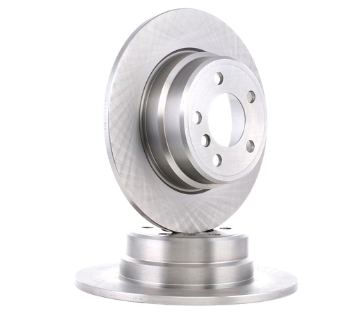 RIDEX 82B0444: Disco de freno Eje trasero, Ø: 323.8mm, macizo, Hierro fundido, Ø: 323.8mm, sin recubrimiento, sin tornillos