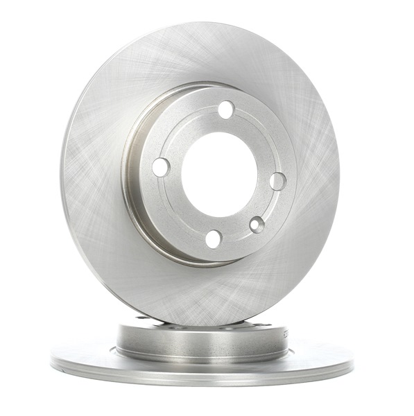 RIDEX 82B0758: Féktárcsa elsőtengely, Ø: 238,7mm, tele, Öntöttvas, Ø: 238,7mm, bevonat nélküli, csavarok nélkül