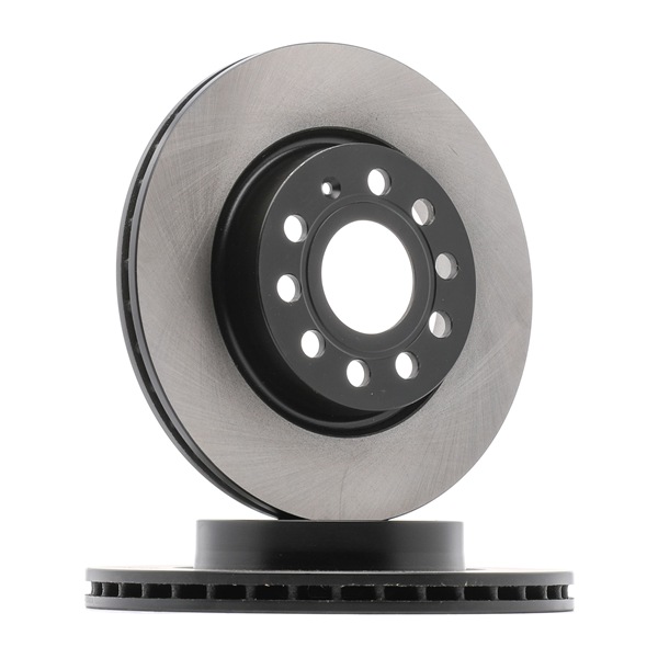 METZGER 6110161: Disc de frână Axa fata stanga, Axa fata dreapta, Ř: 280mm, ventilat interior, Ř: 280mm, lacuit, Șlefuire în cruce, cu suruburi