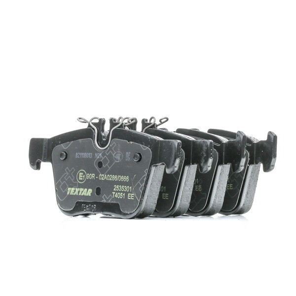 TEXTAR 2535301 Комплект спирачно феродо, дискови спирачки MERCEDES-BENZ C-класа Кабрио (A205) 245 K.C. бензин цена