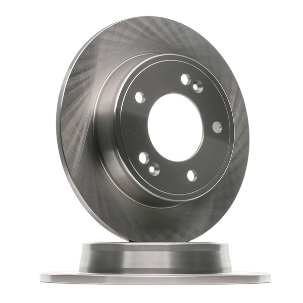 RIDEX 82B0612: Brzdový kotúč Zadna naprava, Ø: 262mm, plný, Liatina, Ø: 262mm, nepotiahnutý, bez skrutiek