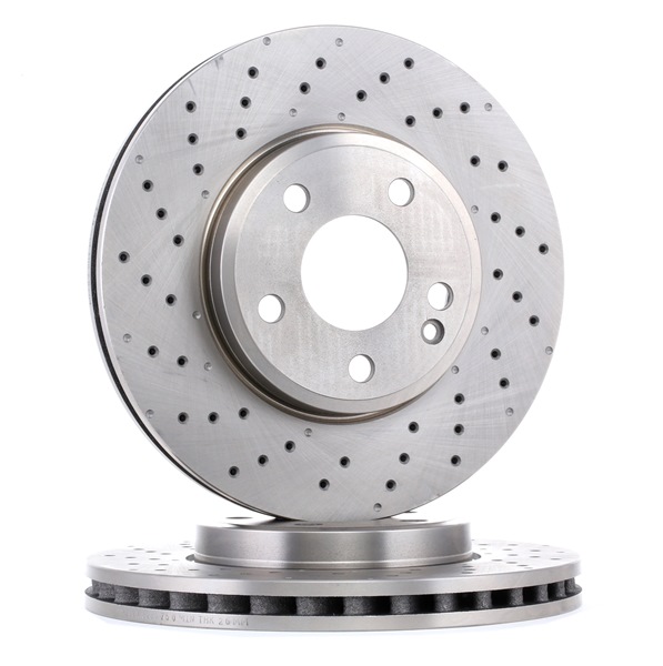 RIDEX 82B0750: Bremseskive framaksel, Ø: 295mm, ventilert, Støpejern, Ø: 295mm, uten belegg, uten skruer