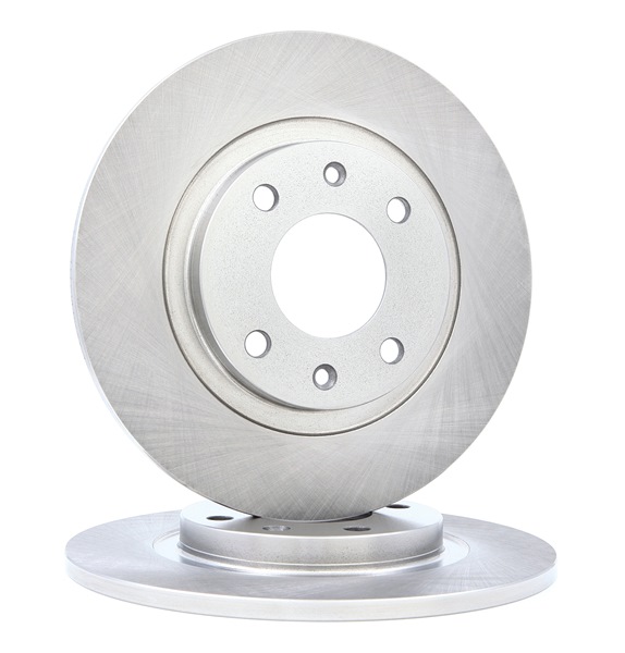 RIDEX 82B0787: Disco de freno Eje delantero, Ø: 266mm, macizo, Ø: 266mm, sin buje de rueda, sin perno de sujeción de rueda