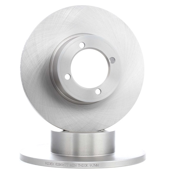 RIDEX 82B0677: Brzdový kotouč přední osa, R: 245,8mm, plný, Litina, R: 245,8mm, nepotažený (bez vrstvy), bez šroubu