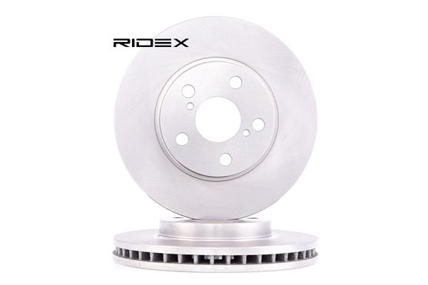 RIDEX 82B0623: Bremsscheibe Vorderachse, Ø: 255mm, Belüftet, Gusseisen, Ø: 255mm, unbeschichtet, ohne Schrauben