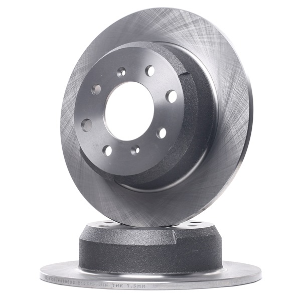 RIDEX 82B0812: Disco de freno Eje trasero, Ø: 267mm, macizo, Hierro fundido, Ø: 267mm, sin recubrimiento, sin tornillos