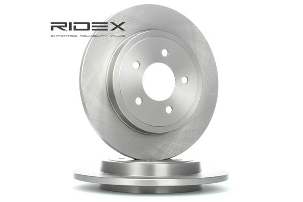 RIDEX 82B0644: Bremsscheibe Hinterachse, Ø: 301,5mm, voll, Gusseisen, Ø: 301,5mm, unbeschichtet, ohne Schrauben