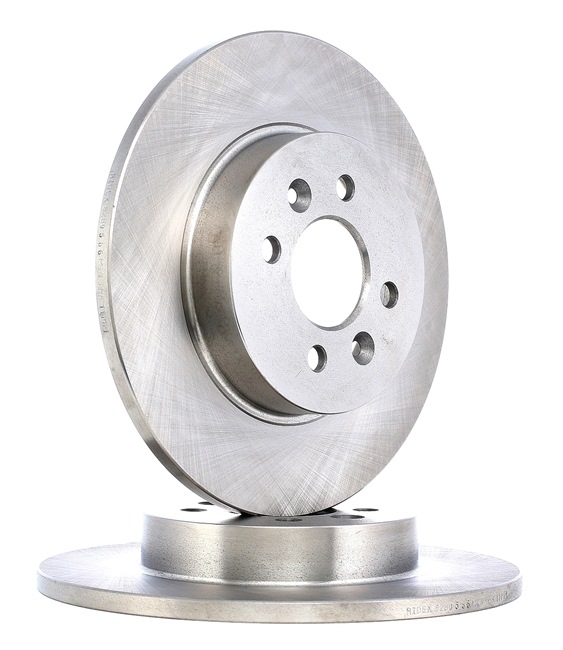 RIDEX 82B0566: Bremsscheibe Hinterachse, Ø: 280mm, voll, Grauguss, Ø: 280mm, unbeschichtet, ohne Schrauben