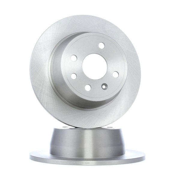 RIDEX 82B0662: Brzdový kotouč Zadní náprava, R: 260mm, plný, Litina, R: 260mm, nepotažený (bez vrstvy), bez šroubu