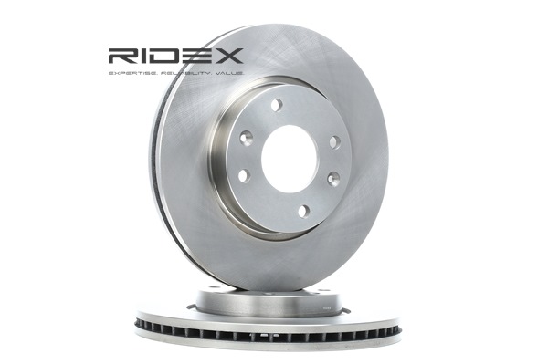 RIDEX 82B0664: Bremsscheibe Vorderachse, Ø: 280mm, Belüftet, Gusseisen, Ø: 280mm, unbeschichtet, ohne Schrauben
