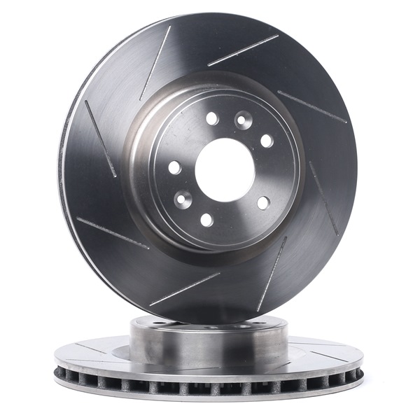 RIDEX 82B0909: Disco de freno Eje delantero, Ø: 340mm, ventilado, ranurado, Hierro fundido, Ø: 340mm, sin recubrimiento, sin tornillos