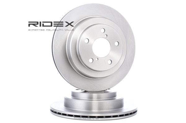 RIDEX 82B0634: Bremsscheibe Hinterachse, Ø: 265,8mm, Belüftet, Gusseisen, Ø: 265,8mm, unbeschichtet, ohne Schrauben