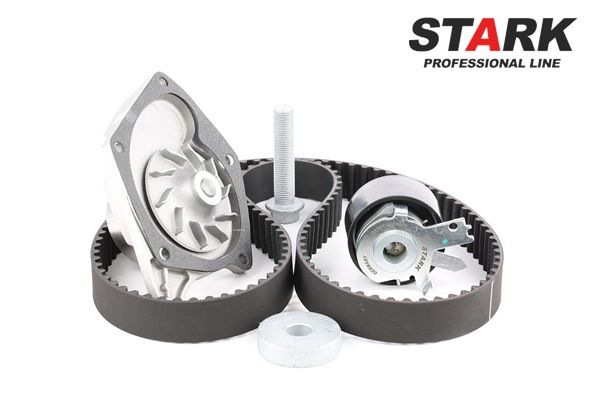 STARK SKWPT-0750012: Kit de distribution + pompe à eau Nbr. dents: 123, avec pompe à eau, avec vis/boulons